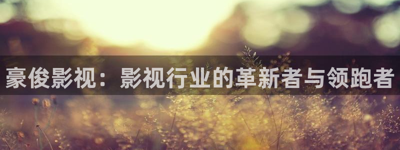亚洲高清在线不卡：豪俊影视：影视行业的革新者与领跑者